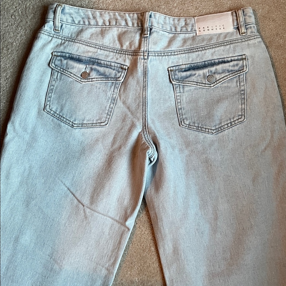 Pacsun light Blue wide leg Jeans - Picture 2 of 7